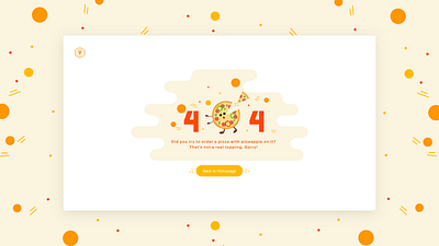 404 Page UI 404 404error color concept dailyui design food illustration pagenotfound ui web