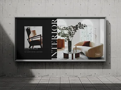 CB2 Redesign Billboard advertisement advertising art direction billboard branding creative direction design graphic design printing visual design visual identity
