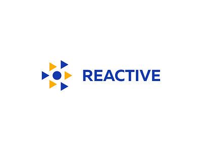 Reactive branding design graphic design logo vector