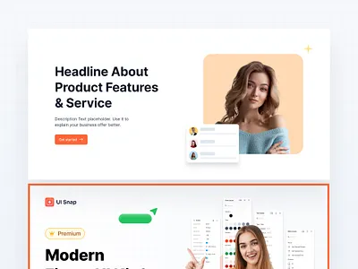 UI Snap - Headline Designs Page headline designs page