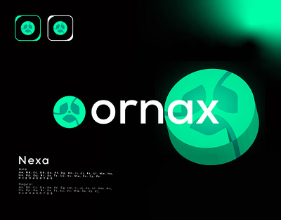 Ornax Logo Design - Crypto Logo blockchain logo brand identity branding creative logo crypto logo logo logo design logo designer logo mark logodesign logodesigner logomaker modern logo nft logo unique logo