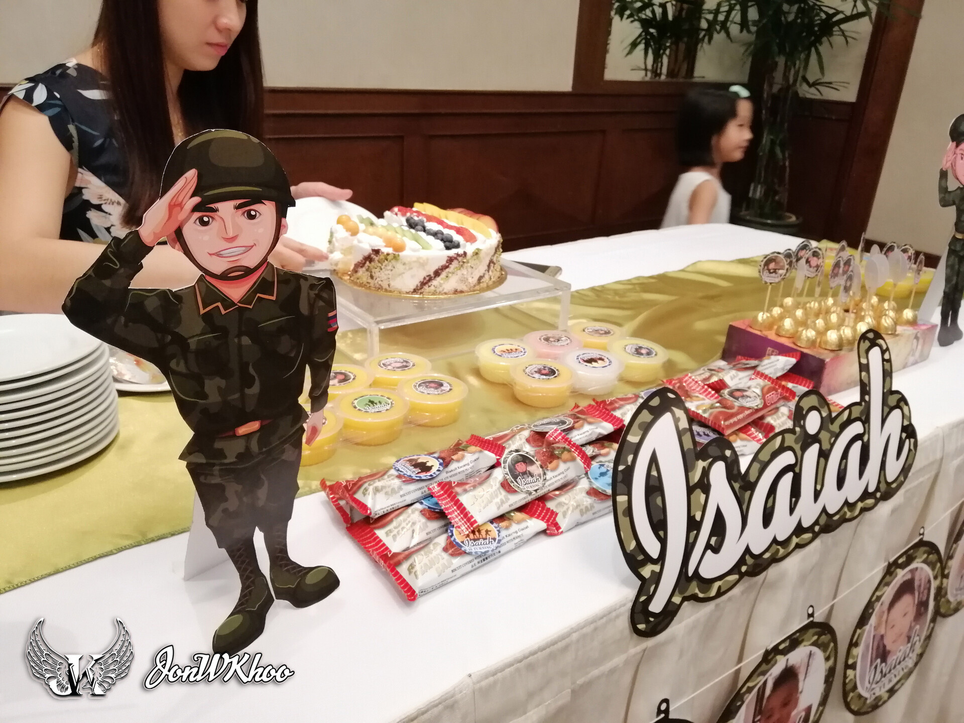 DIY Soldier Birthday Deco 2019 | Party Backdrop birthday party design diy backdrop foxtails graphic design illustration jonwkhoo party backdrop soldier theme