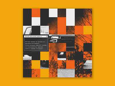 Environmental Poster album album art album cover climate change dithering environmental forest fire global warming go green graphic design grid poster