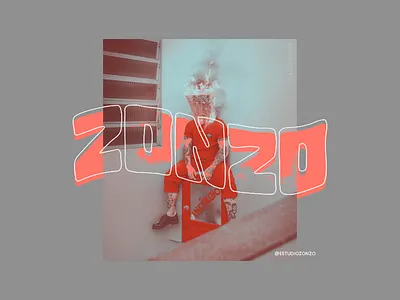 Zonzo fire lettering logo photoshop wave lettering wavy zonzo