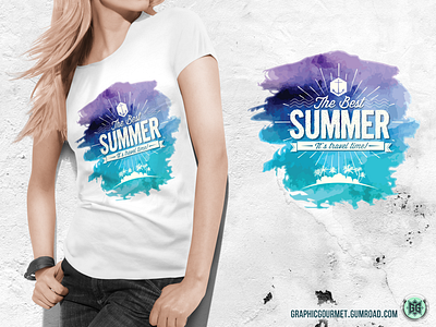 Watercolor T Shirt Design designs, themes, templates and