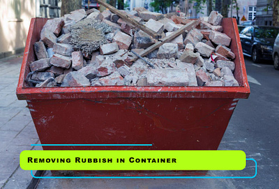 Removing Rubbish in Container - Eco Rubbish Removal Brisbane design graphic design photoshop