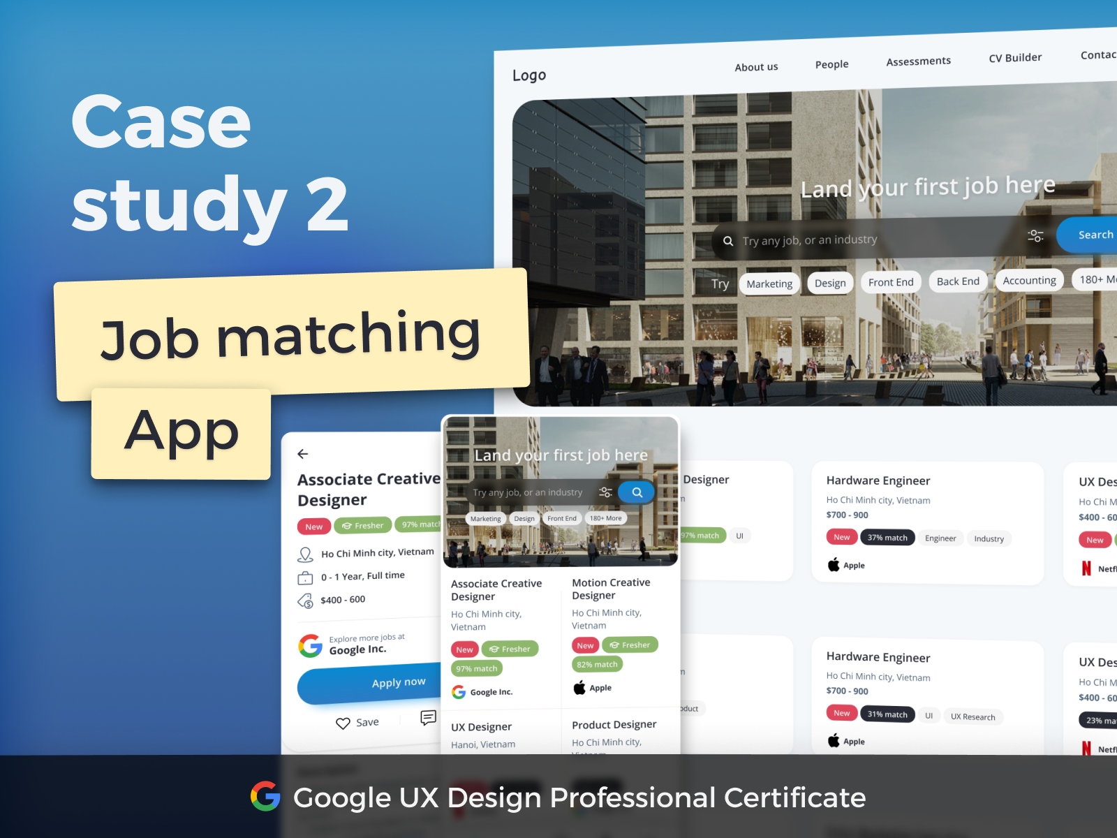 google ux course case study