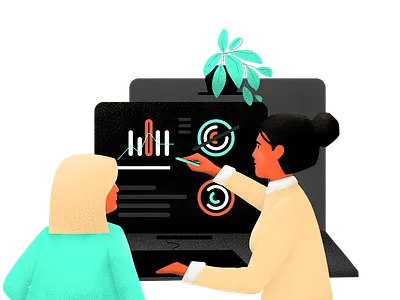 Collab branding collab design drawing graphicdesigner illustration illustrator job office ui vector vectorart website