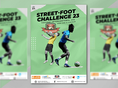 Street-foot Challenge 23 art branding design designer designinspiration flyer design football graphic design illustration logo poster design soccer street foot ui vector