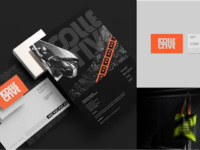 Kollective8 brand shot brand branddevelopment branding brandstrategy businesscard design illustrator logo stationary
