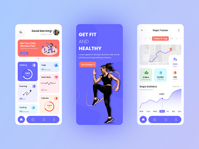 Fitness_Tracking_Application application fitness mobile design mobileapp tracking ui