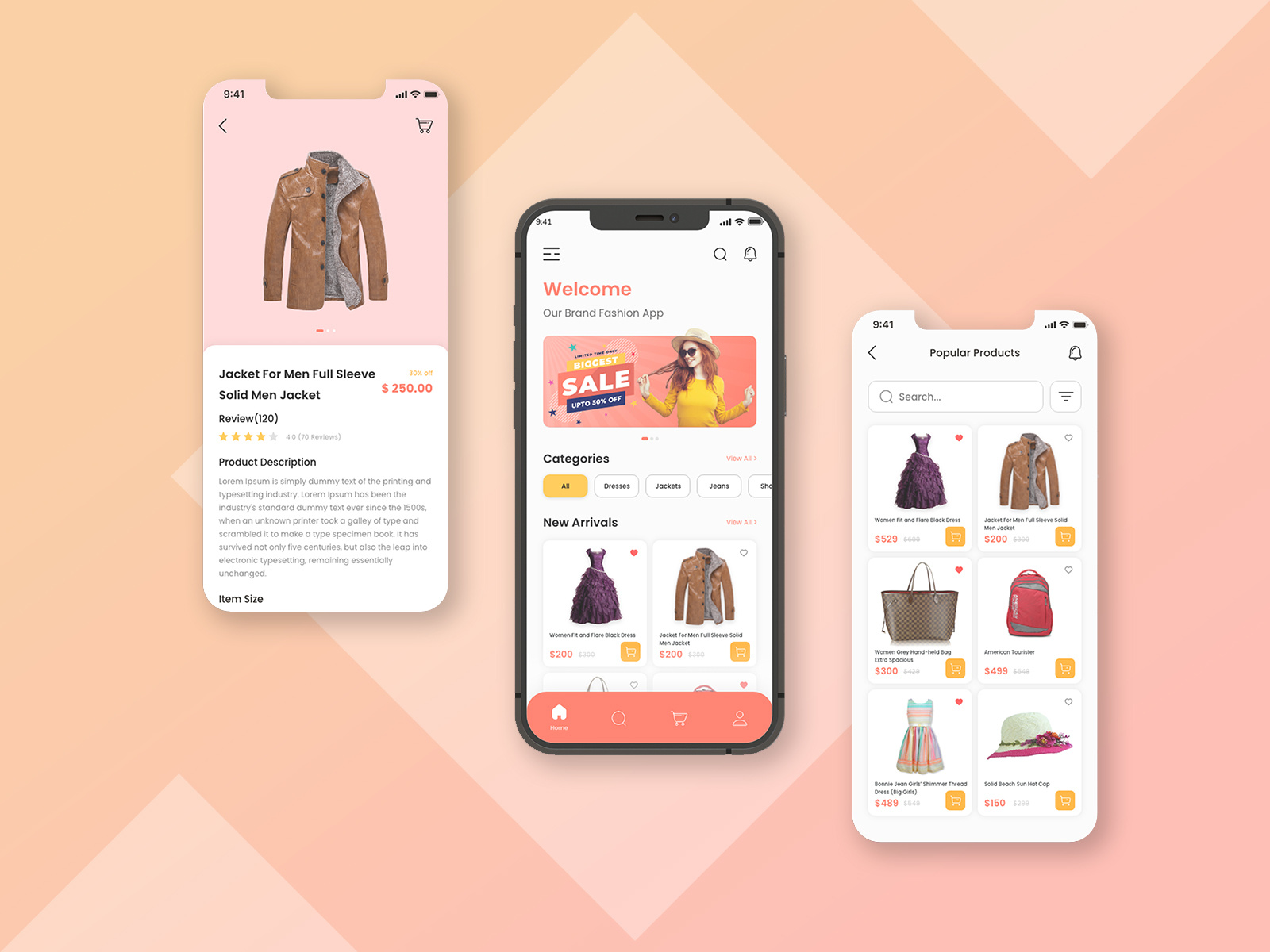 E Commerce App Design by Pranav Dhorajiya on Dribbble