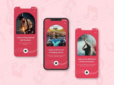 Music App Ui Design graphic design ui