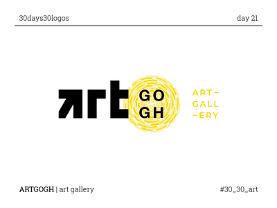 ARTGOGH art artist branding gallery gogh logo paints