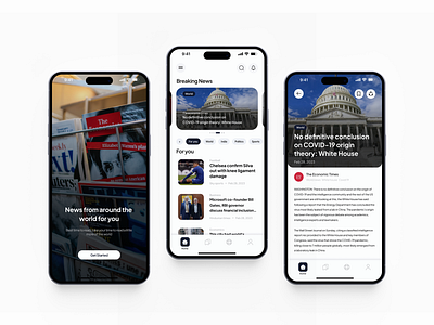 News App news app phone ui