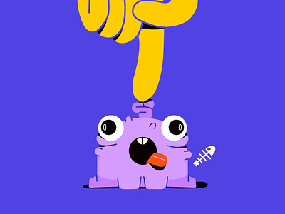 The Burpy Monster adobe illustrator character character design character illustration creature creature illustration freelance illustrator funny character illustration minimalist design monster monster illustration motion graphics vector illustration