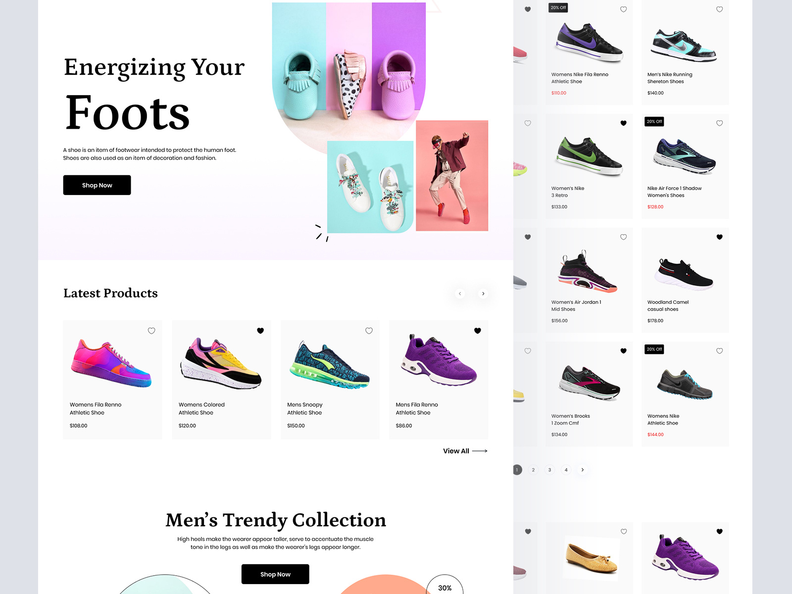 Online Shoes Store👟 by Dreamvision Infotech on Dribbble
