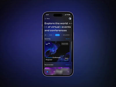 Digital events and conferences mobile app animation branding conferences creative design digital events interaction ios app mobile mobile app motion graphics ticket ui ux