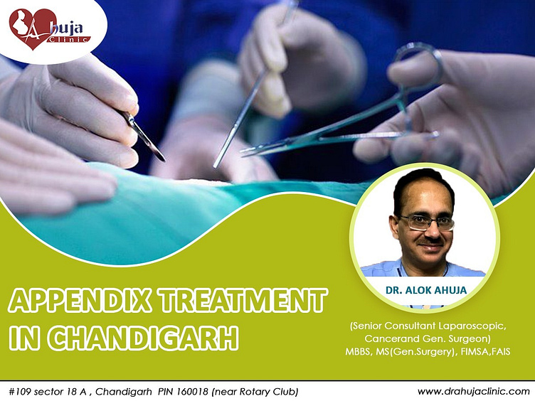 Best appendix treatment doctor in Chandigarh by ahuja clinic on Dribbble