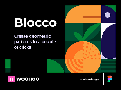 Blocco for Figma blocco geometric geometric patterns pattern patterns patterns pack woohoo