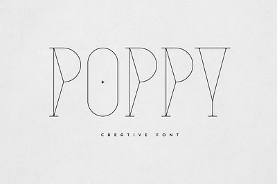 Poppy free font, freebie creative custom design download font free free download free font freebie logo font serif typeface