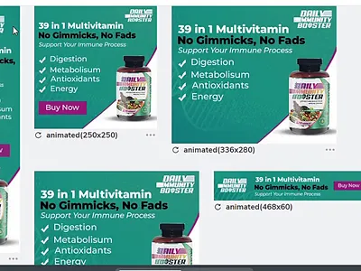 Animated banner ads animation branding display ads google ads graphic design html5 banner motion graphics saas banner