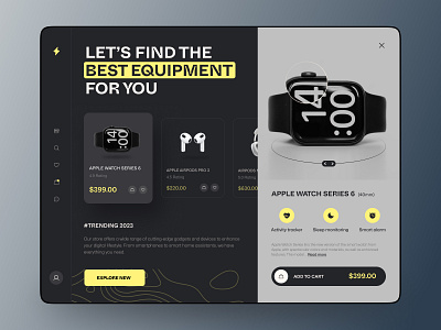 Apple E-store Concept apple applewatch concept e commerce e store ui uiux ux webdesign website