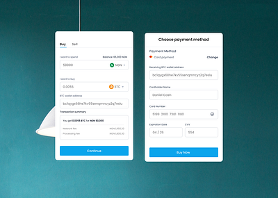 Off Ramp Modal app design figma mobile ui web3