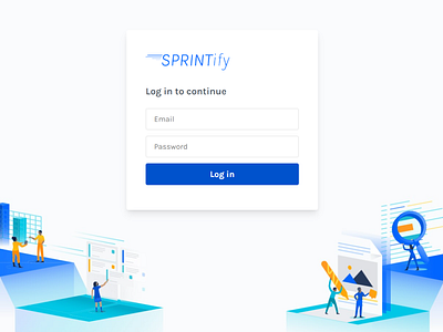 Login UI | Sprint-ify design login project signup sprints ui ux