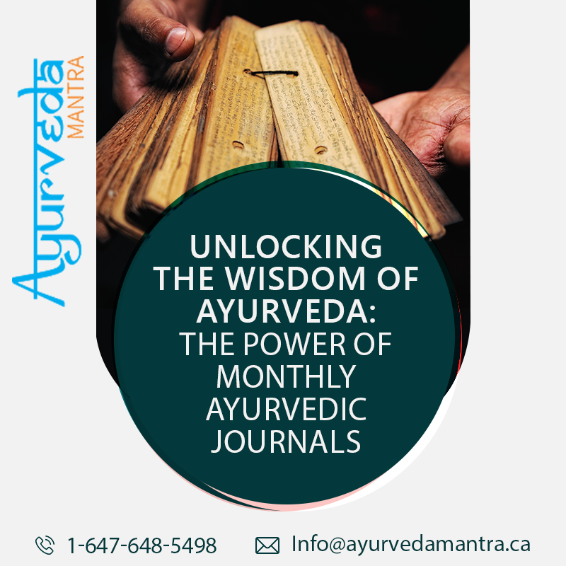 Unlocking The Wisdom Of Ayurveda: The Power Of Monthly Journals By ...