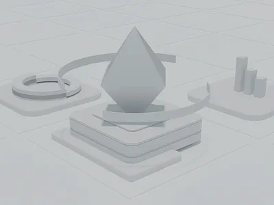 玻璃质感 3d design