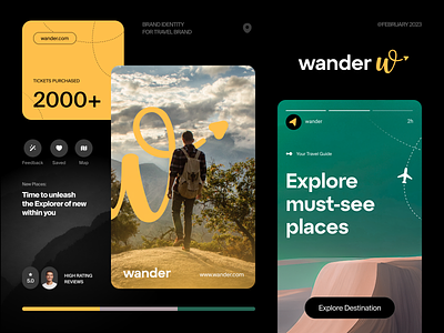 Wander Branding, Brand Identity brand brand agency brand and identity brand designer brand guidelines brand identity brand identity design branding business corporate identity design halo halo lab identity identitydesign logo design logo designer smm startup visual identity