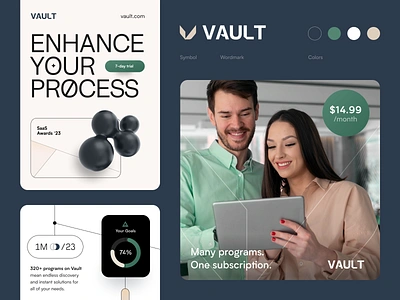 Vault Branding agency brand brand guidelines brand identity brand sign branding business design dribbble halo halo lab identity logo logo design logotype marketing packaging smm startup visual identity