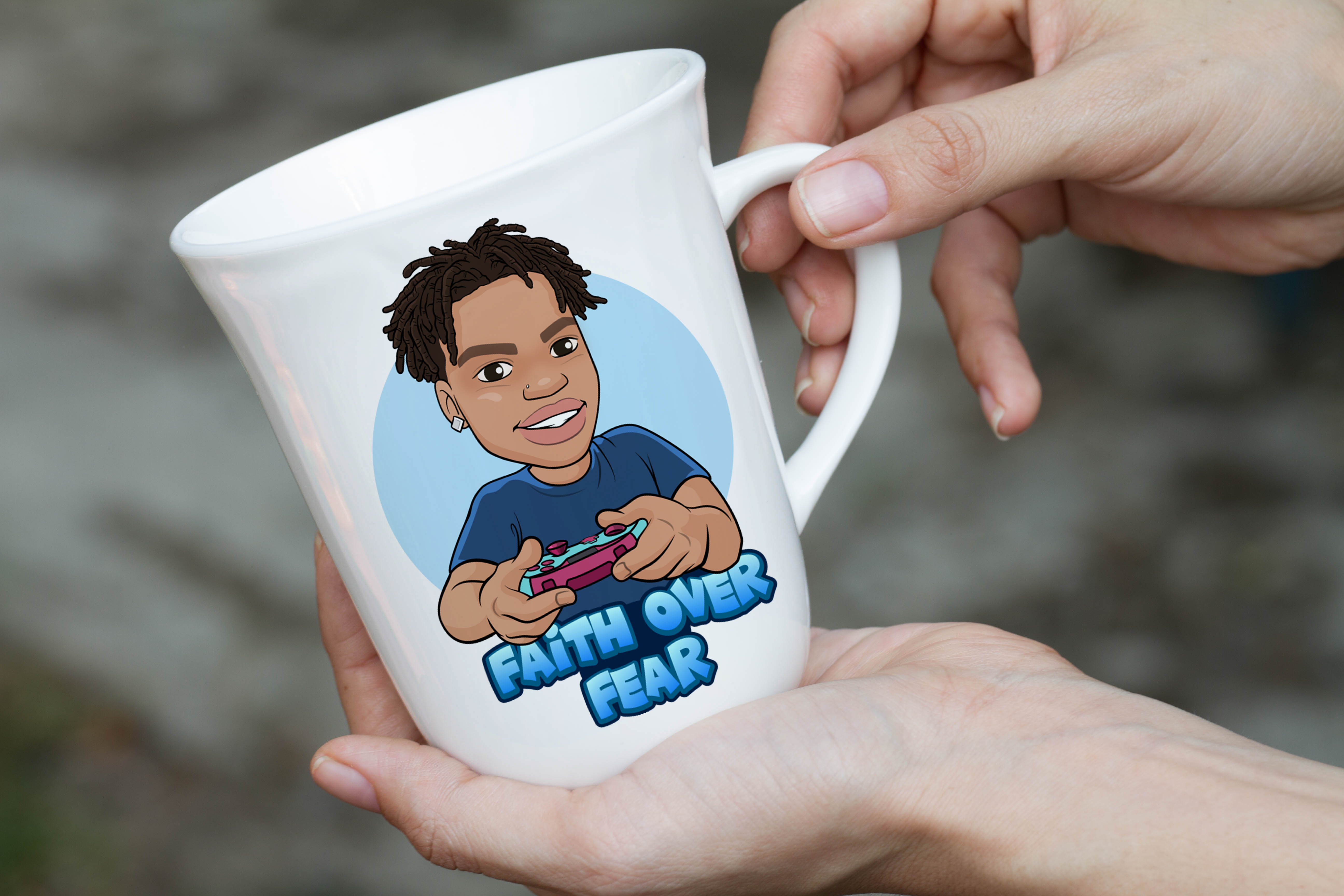 Example of Design Custom Cartoon Character Logo