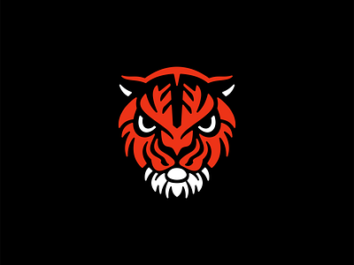 Tiger Logo by Lucian Radu on Dribbble