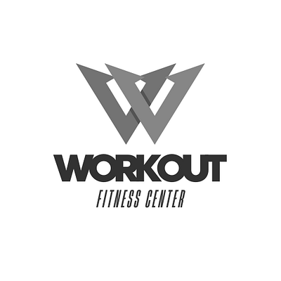 Workout logo branding design graphic design illustration logo typography vector