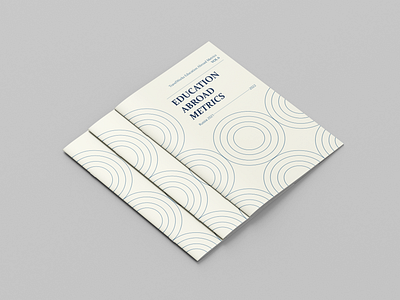 Simple brochure branding graphic design