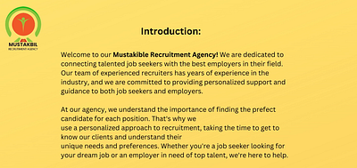 Mustakbil Hiring Agency Website Design in Figma UI/UX animation branding logo ui