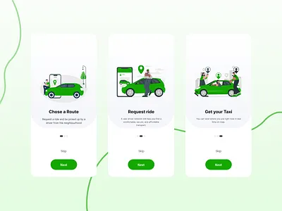 Taxi Onboarding UI/UX app ui design taxi app home page taxi design