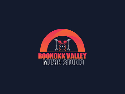 ROONOKK VALLEY.Music Studio abstract adobe illustrator adobe photoshop adobe xd advertising after effects agency application architecture brand design brand identity branding graphic design logo logodes