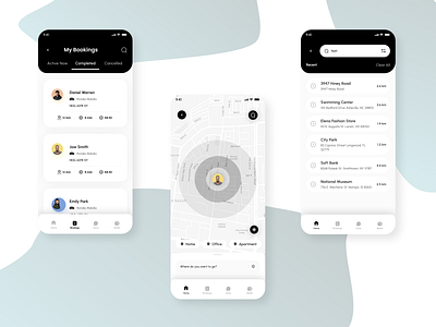 Taxi My Booking UI/UX booking app ui booking page