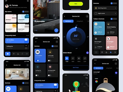 Filllo Smart Home App UI Kit app app design automation design devices filllo filllo design home automation ios mobile mobile app smart smart devices smart home smart home app ui ui8 uikit uiux