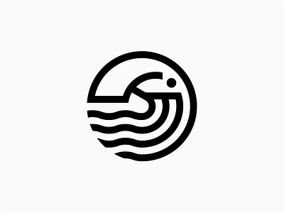 Squid | Logo Concept branding circle clever concept creative logo creature fish geometric logo geometry graphic design logo logotype minimliast logo octopus sea shape squid water wave