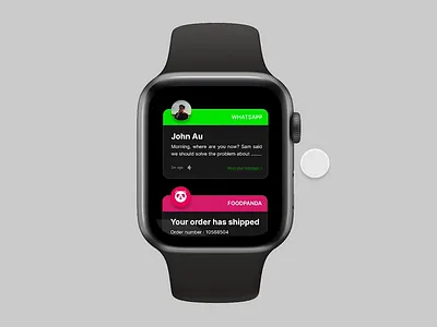 Daily 047 - Notifications apple watch concept dailyui design figma ui uidesign