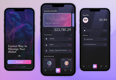 Track your Cards App app branding crypto design figma finance finance app fintech graphic design illustration payment app ui user experience user interface ux vector
