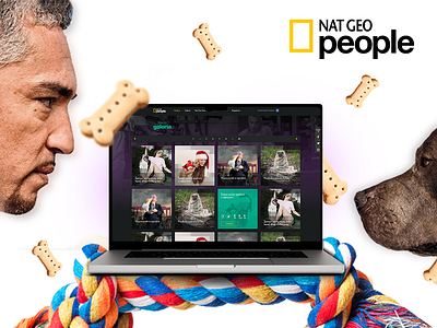 Nat Geo People design ui websites www