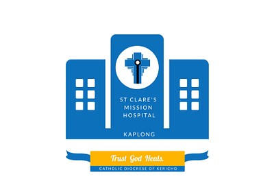 St Clare's Mission Hospital branding design graphic design illustration illustrator logo typography ui ux vector