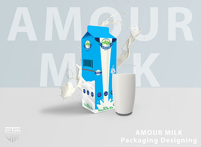 AMOUR MILK - Product Packaging & Flyer Project adds branding design flyer designing graphic design logo mockup package designing