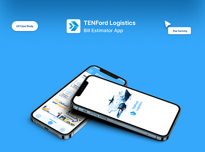 TENFord Logistics Bill Estimator App bill estimator logistics mobile app ui ux design