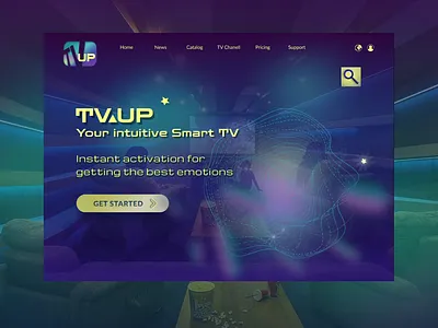 #DailyUI Smart TV App boardingpass dailyui design graphic design onboarding search subscribe tvapp ui ui ux web design website